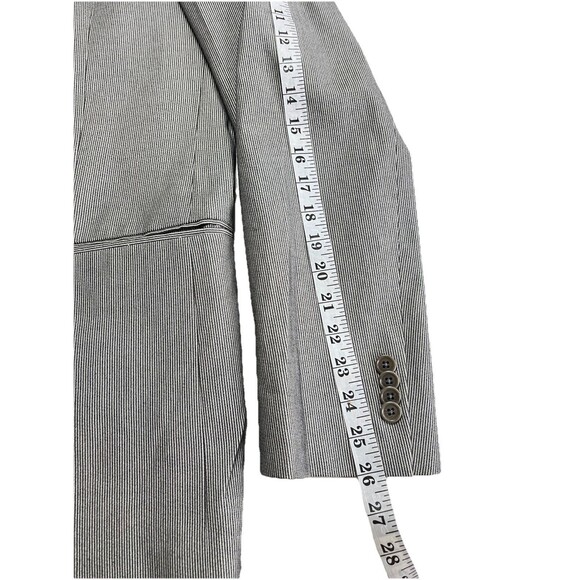 John Varvatos Blazer Jacket Mens 40R Gray Striped Cotton Lined Sport Coat NWOT - Picture 12 of 13